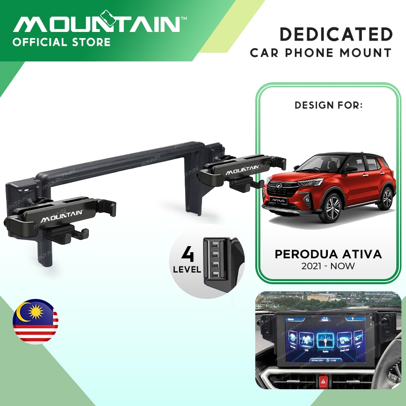 - MOUNTAIN Car Phone Holder Dedicated Mount Accessories Gear Up Raize Aksesori Kereta Assesori