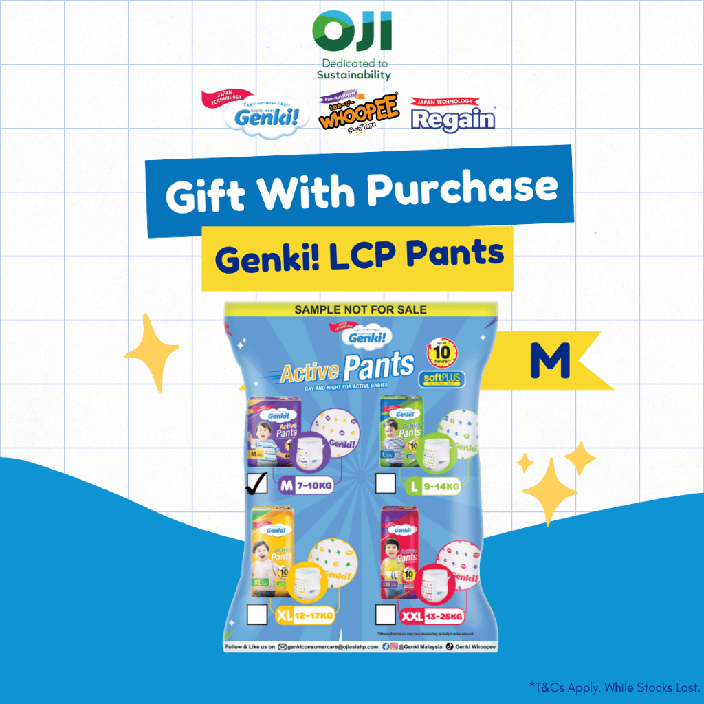 [NOT FOR SALE] FREE Genki! LCP Pants Sample (M/L/XL/XXL) Min Spend RM55 for Genki! & Whoopee Products Only!