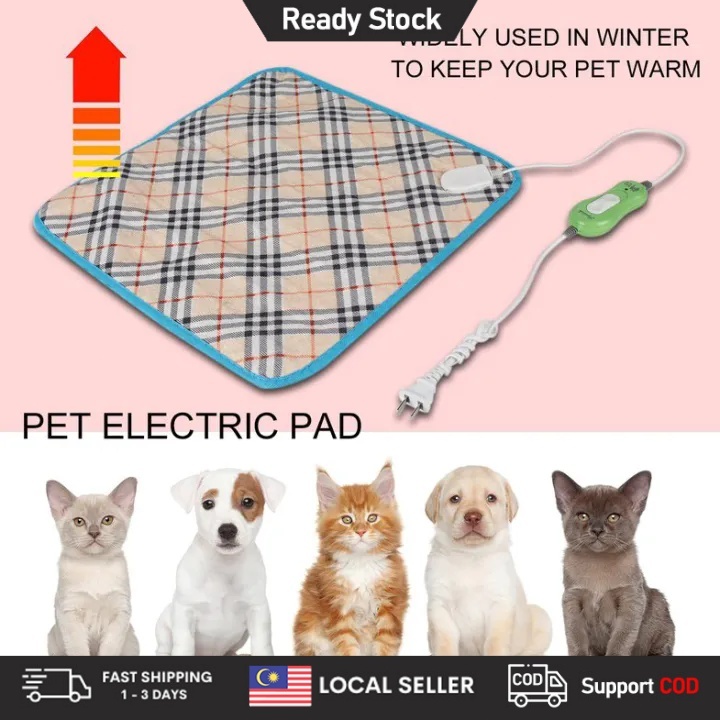 FTY Pet electric pad blanket heat heated heating mat dog bed waterproof FTY
