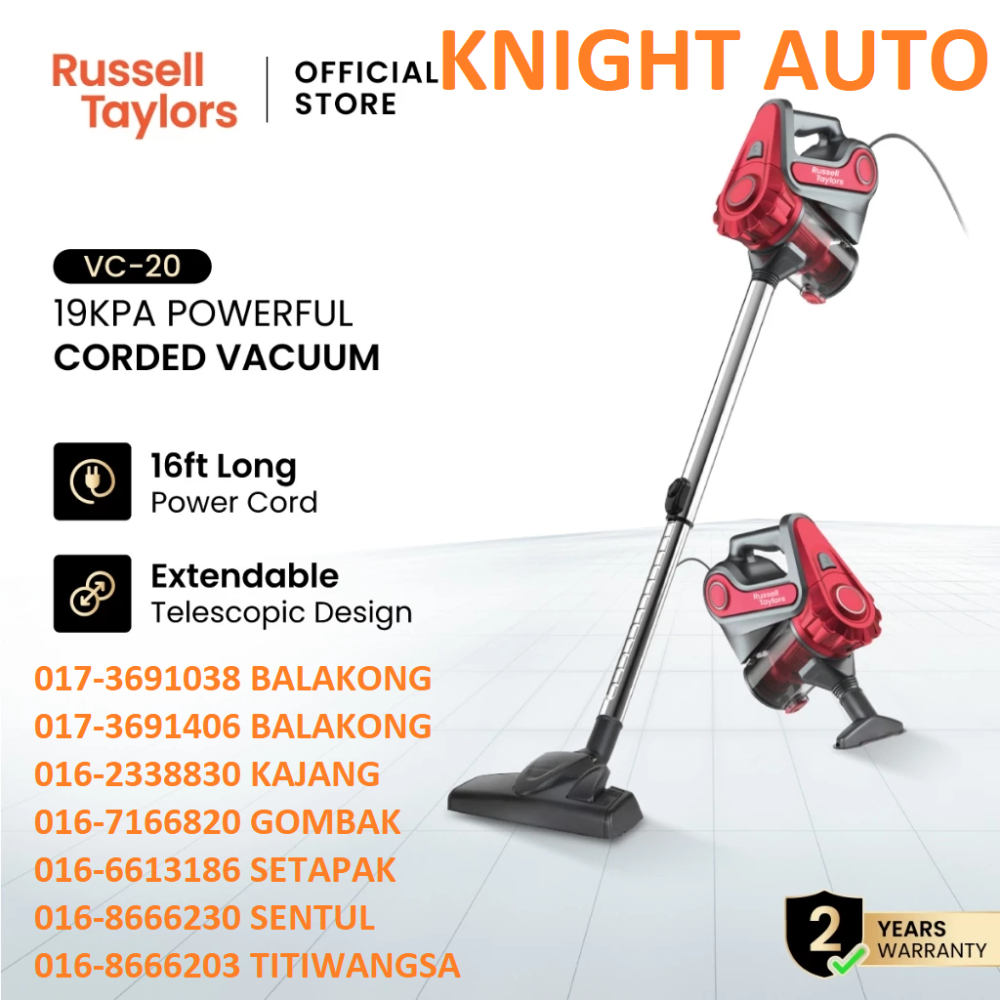Russell Taylors Handheld Cyclone Vacuum Cleaner VC-20 ID38231