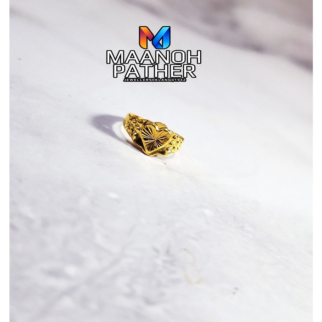 0.25GM-916 GOLD GIRL BABY RING-916 BANGLE-916 INDIAN BABY RING-916 GOLD-916 BABY CINCIN-916 GIRL BABY CINCIN-916 BABY RI