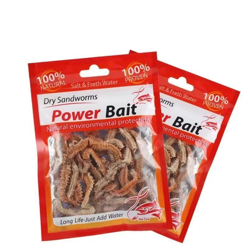 6g Umpan Ruat/Umpun Kering Pancing Udang dan Ikan Dry bait Sandworms cacing Bait Saltwater Fishing