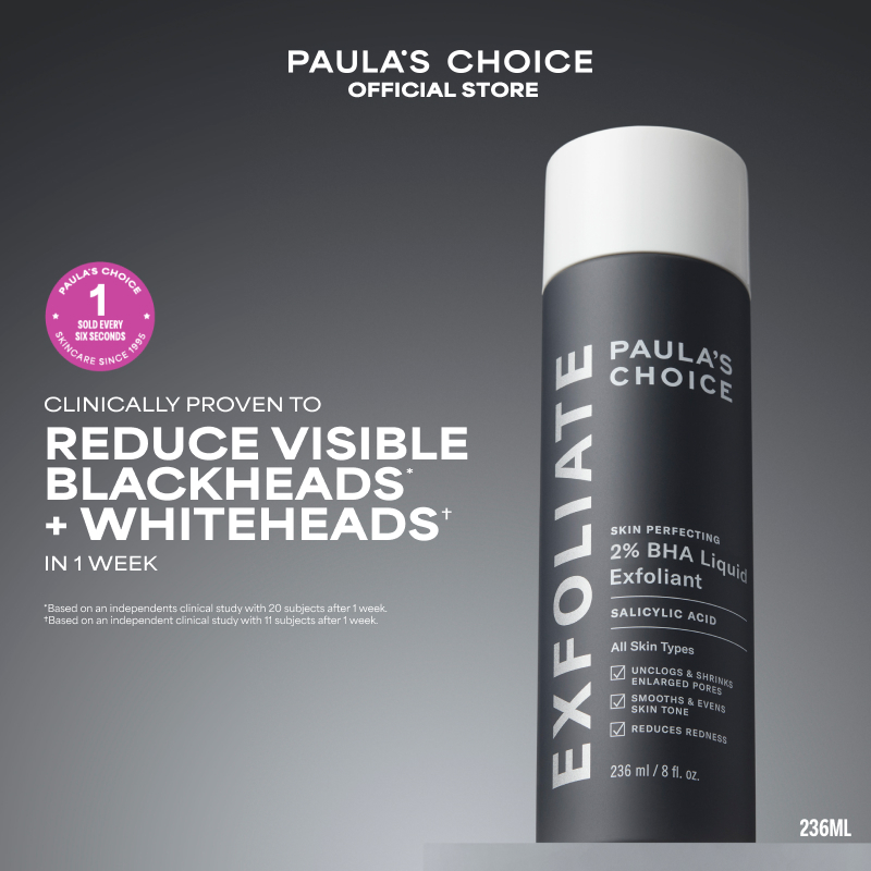 Paula's Choice Skin Perfecting Eksfoliasi Cecair 2% BHA Asid Salisilik - 2% BHA Salicylic Acid Liquid Exfoliator