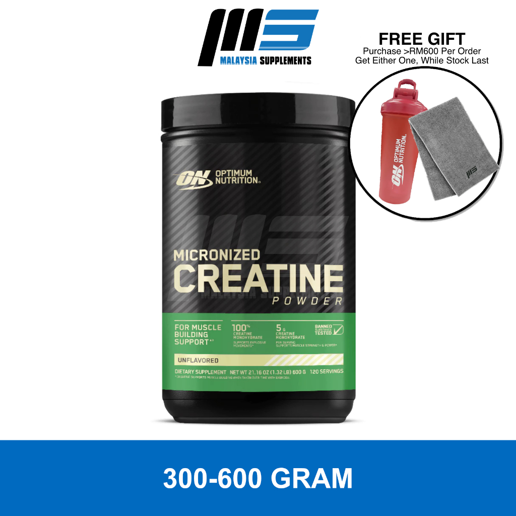 Optimum Nutrition Micronized Creatine Powder Monohydrate Unflavored | Strength | Endurance | Muscle