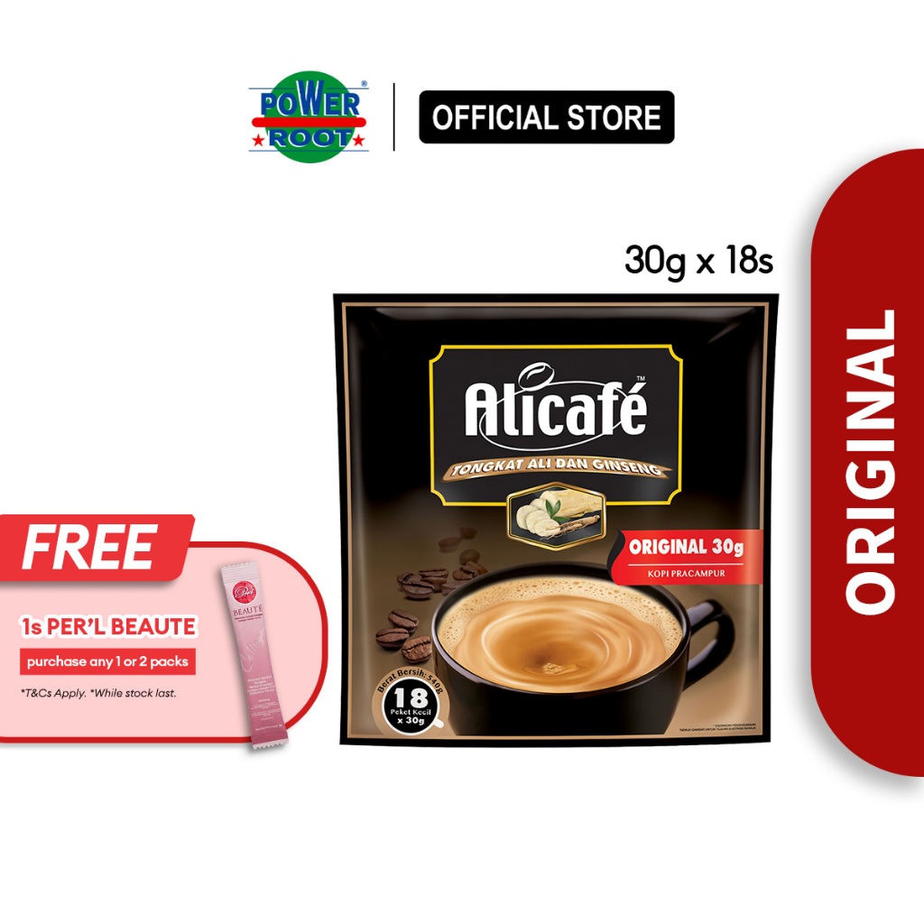 Alicafe Tongkat Ali & Ginseng Original Sachets