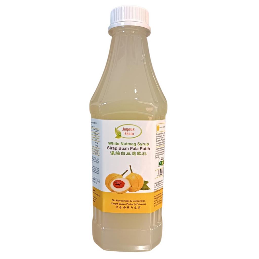【Penang Joyous Farm】Concentrated White Nutmeg Juice (1000ml) 浓缩白豆蔻汁