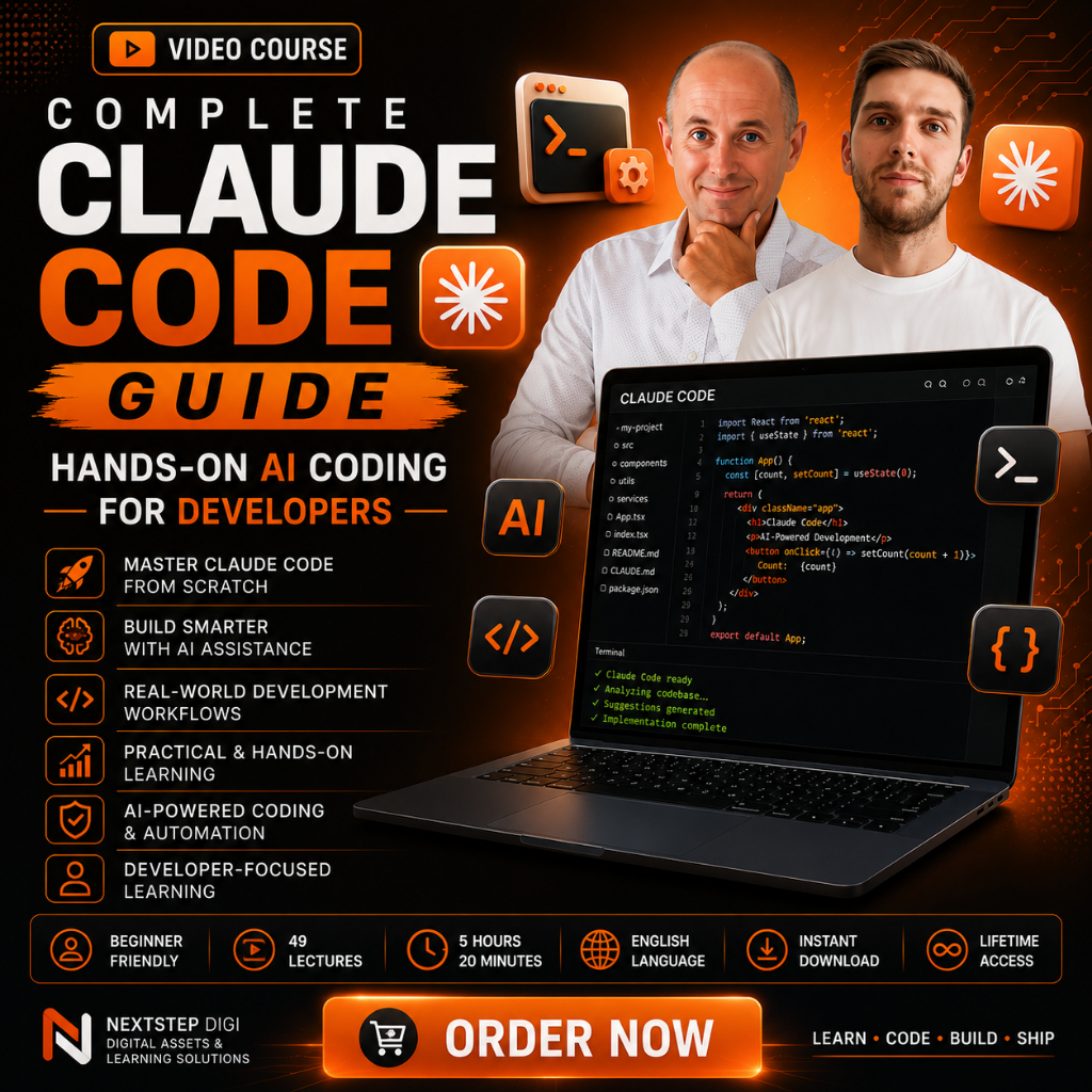 (Course) Complete Claude Code Guide | Hands-On AI Coding for Developers | Video Course | Claude Code