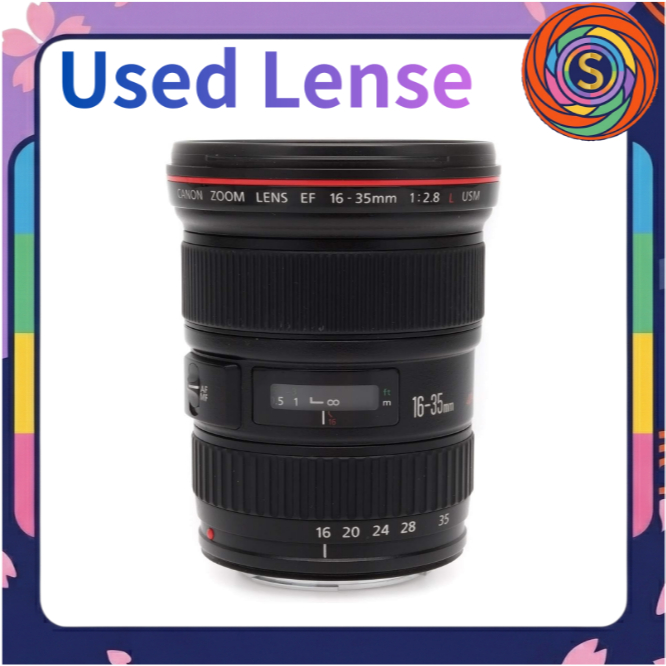 [Secondhand] Canon EF 16-35mm F2.8L USM Ultra Wide-Angle Zoom L Lens EF Mount Full Frame DSLR used pre-loved