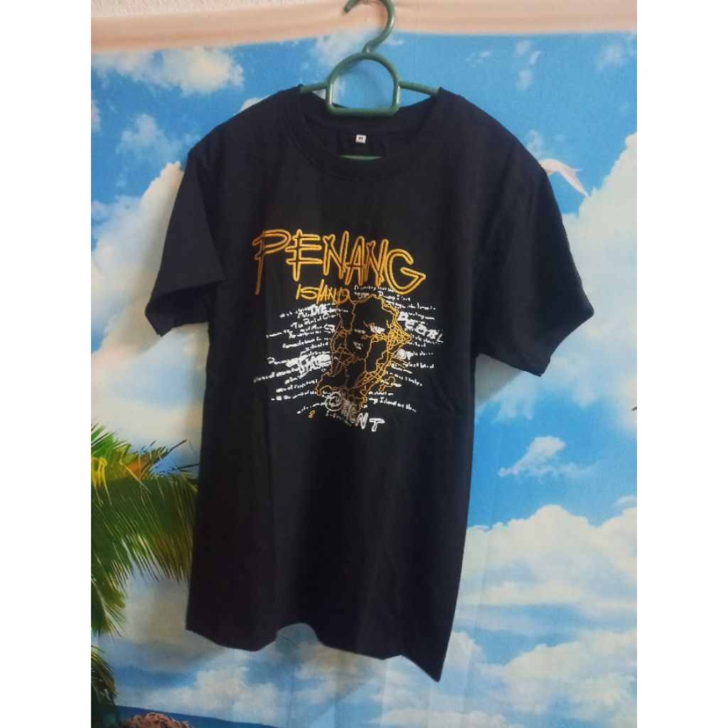 New Arrival Hot Sale Penang T-Shirt & Penang Map Design Size M