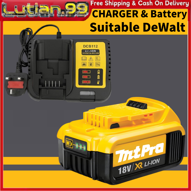 MtPro OEM DeWalt 150W AC Inverter 220V Battery Rapid Fast Charger 18V 20V XR Replacement Camping