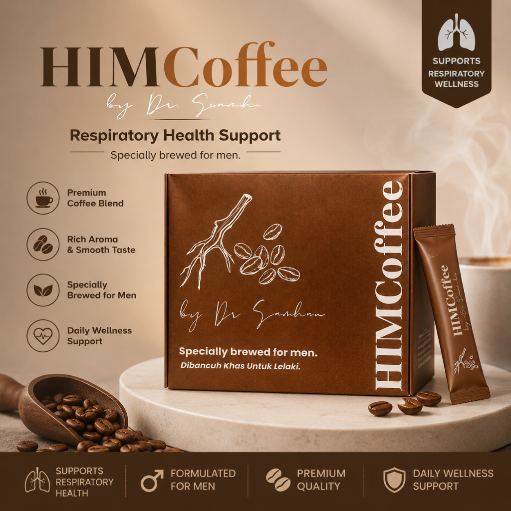 HIMCoffee Dr Samhan Kopi Tongkat Ali Halal HimweHimCoffee (Kopi Stamina Lelaki)
