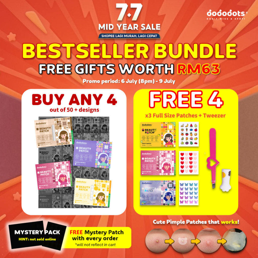 [BUY 4 FREE 4] Dododots Pimple Patches - All Products | Asia's No.1 Clinical-Grade Hydrocolloid Acne Patch w TeaTreeOil