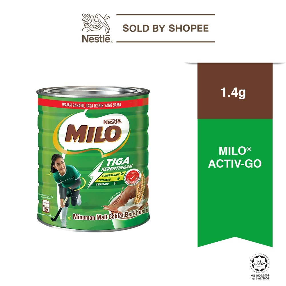 NESTLE Milo Activ-Go Tin 1.4kg (Halal)