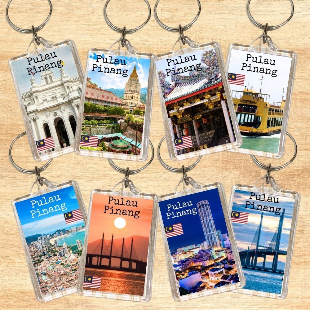 Pulau Pinang Malaysia Gift Souvenir Keychain Door Gift Culture Festivities Travel Holiday Tourist Tourism