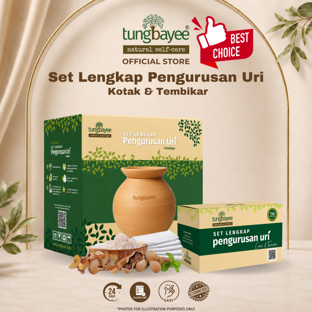 Tungbayee Set Pengurusan Uri Lepas Bersalin | Set Cuci Uri Lengkap dengan Arahan Mudah