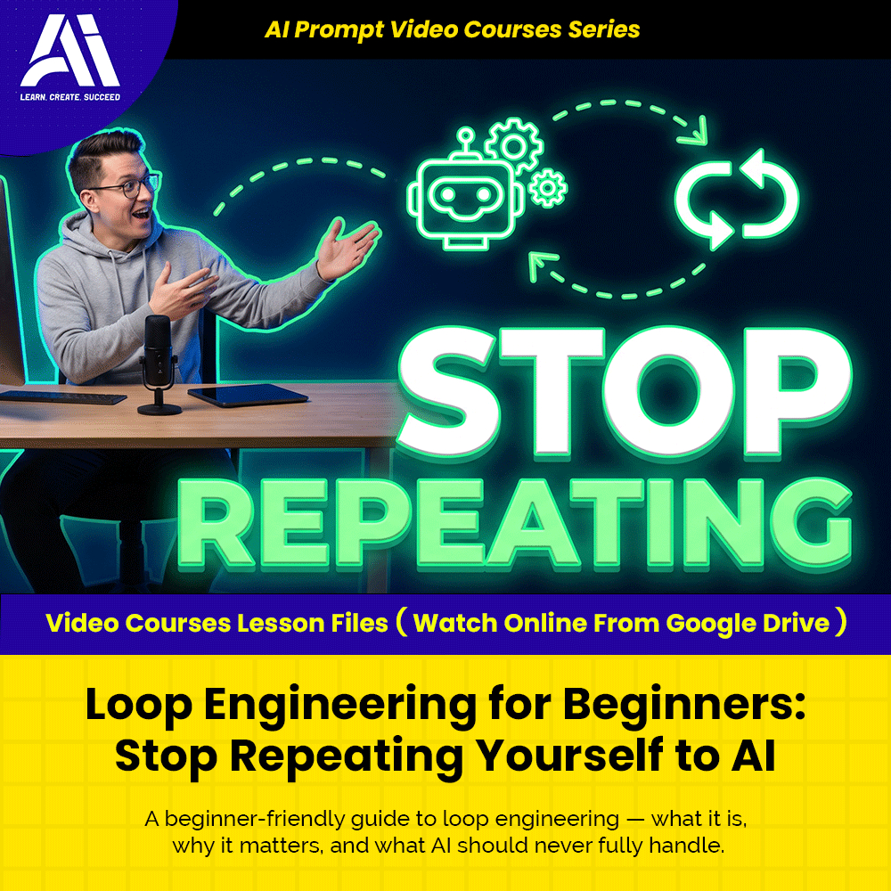 Learn Ai Prompting Course - Loop Engineering for Beginners Stop Repeating Yourself to AI | Ai LLM Prompt Video Lessons