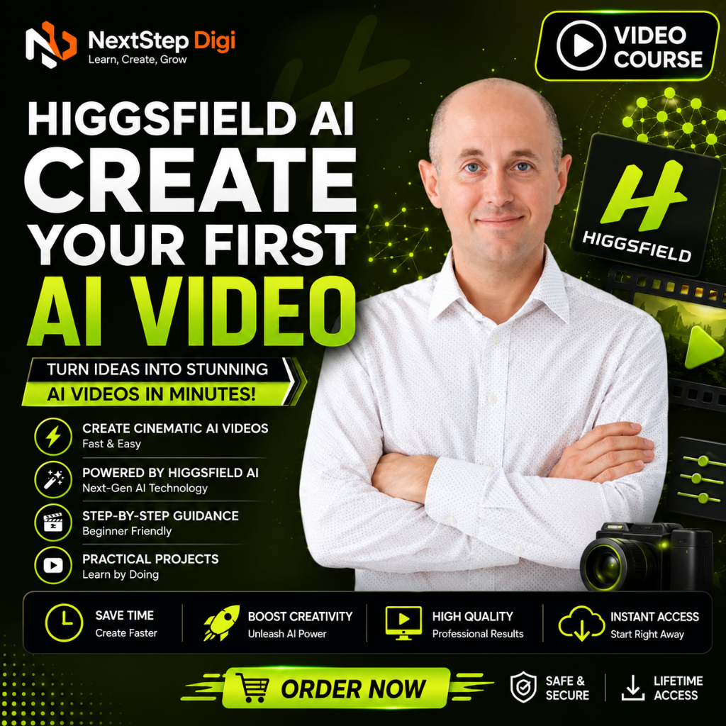 (Course) Higgsfield AI: Create Your First AI Video | Complete AI Video Creation Course | Instant