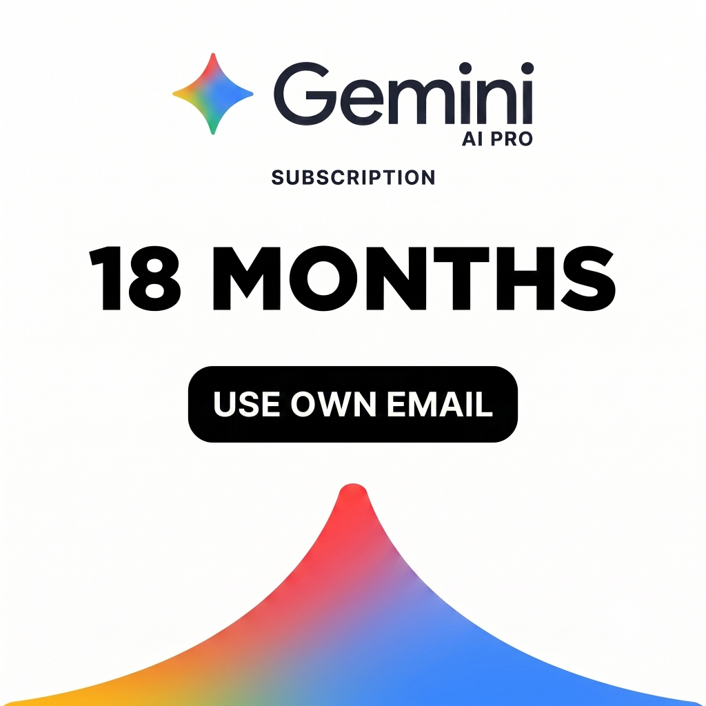 Google Gemini AI Pro 18 Months (Private Account / Own Email) 独享配套 无家庭共享限制