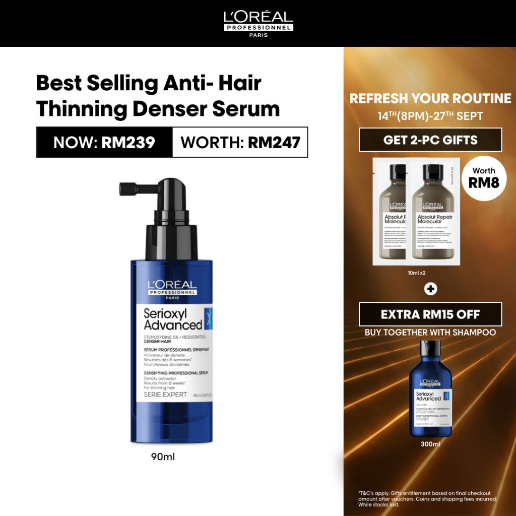 L’Oreal Professionnel Serioxyl Advanced Denser Hair Serum 90ml