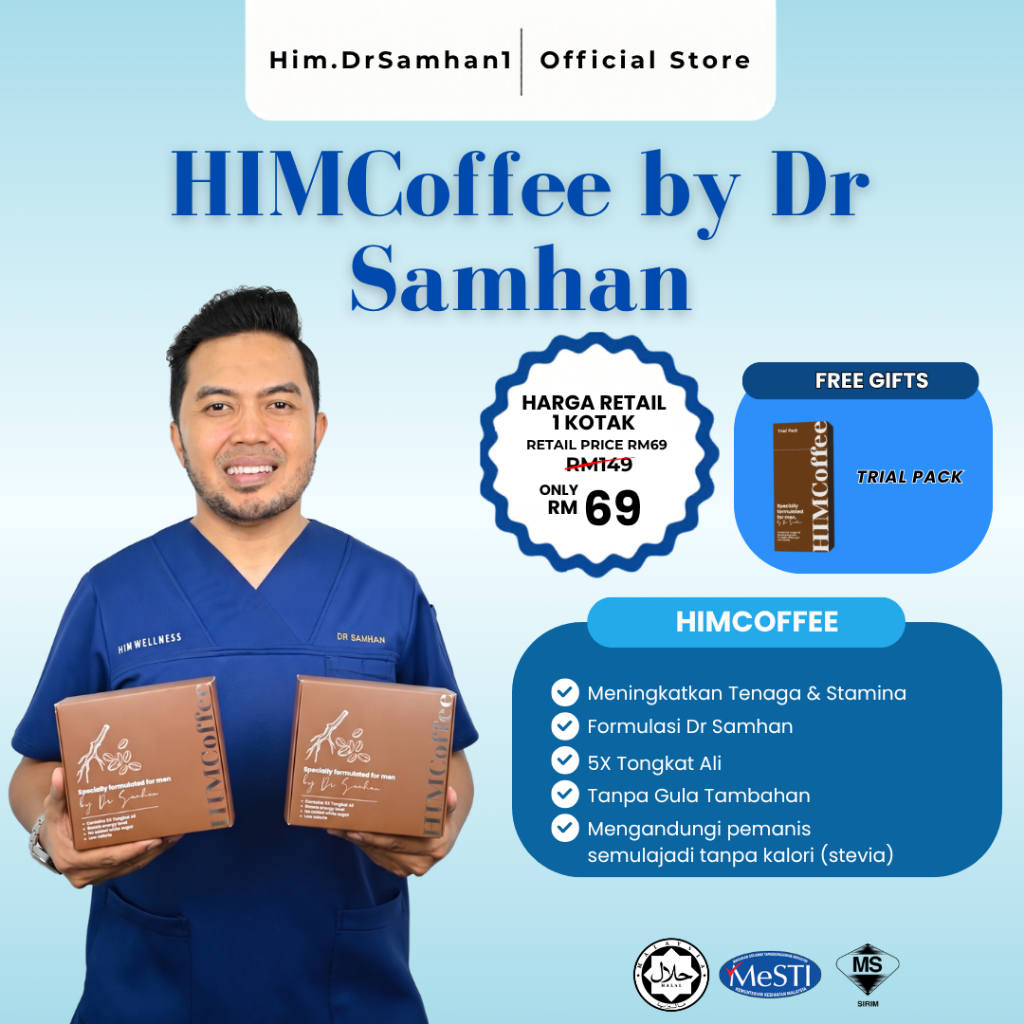 HIMCoffee Tongkat Ali Dr Samhan Halal Himwellness
