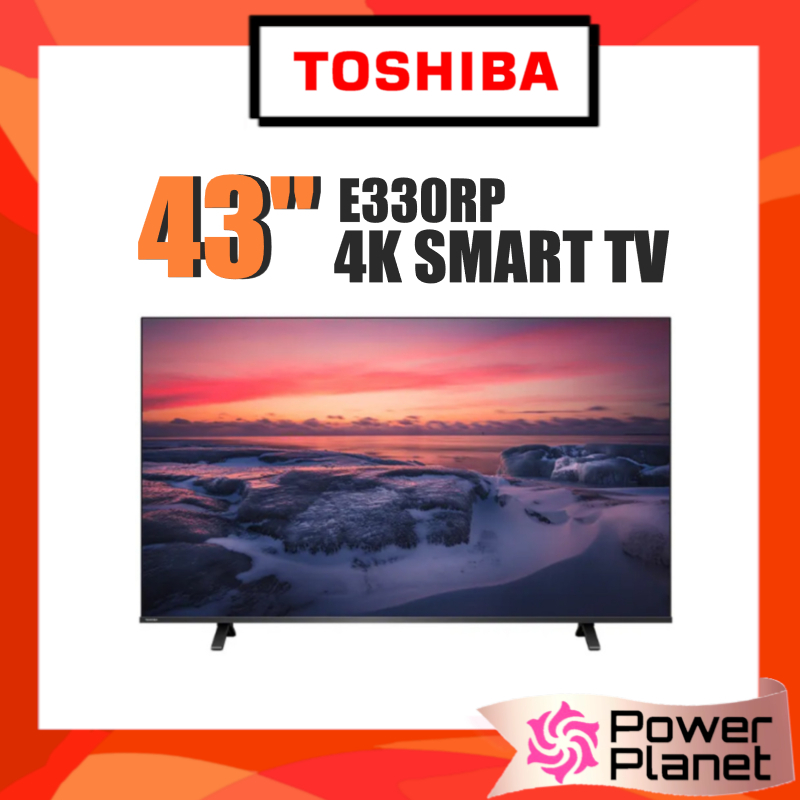 Toshiba 43" 4K E330RP UHD Smart TV 43E330RP Television / Xiaomi L43M6-6ARG Mi LED Series 4K Ultra HD L43M66ARG
