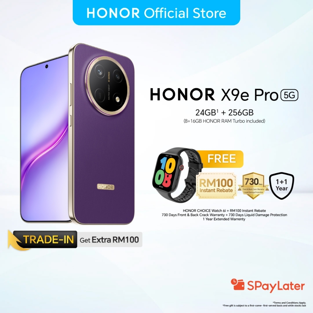 [NEW] HONOR X9e Pro 5G Smartphone 24(8+16)GB+256GB | 24(8+16)GB+512GB | Extreme 11,000 mAh Massive Battery