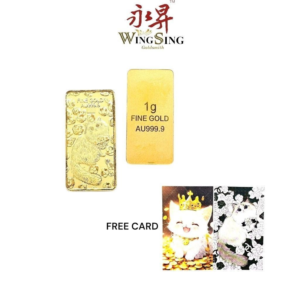 Wing Sing 1g 999.9 Investment Gold Bar Fine Gold Gold bar Emas&hellip;