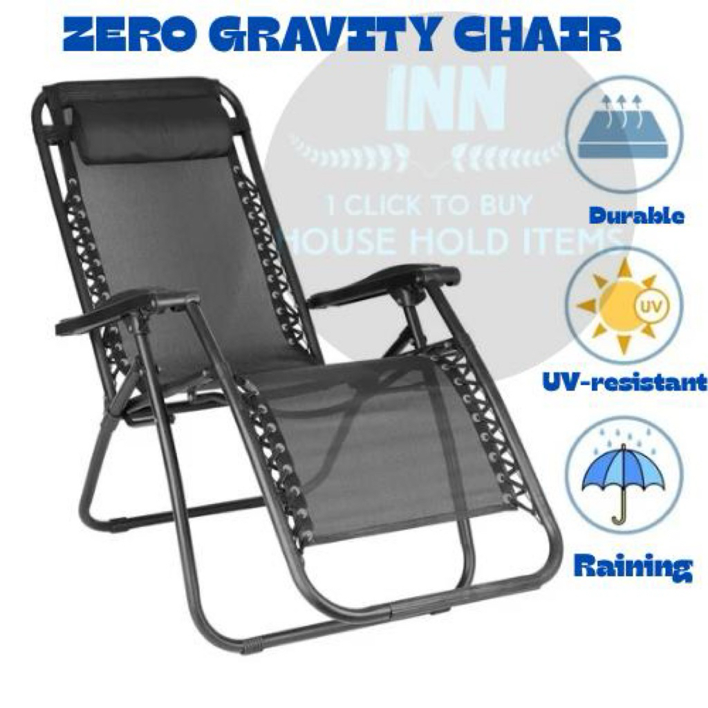 (clear stock)ZERO GRAVITY CHAIR41% OFF| KerusiLipat |Malas | Foldable Chair | Kerusi