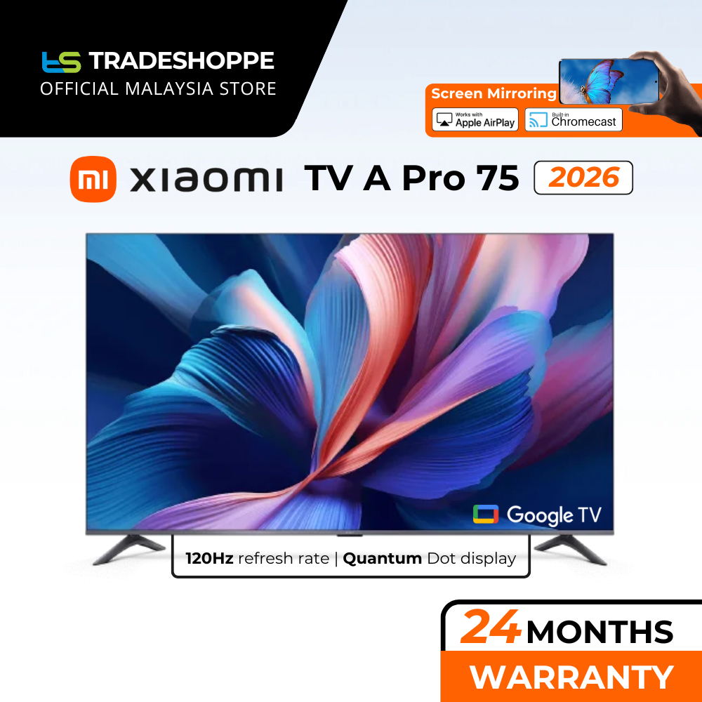 [NEW] Xiaomi TV A Pro 75 2026 - 4K QLED Quantum Display | 120Hz High Refresh rate