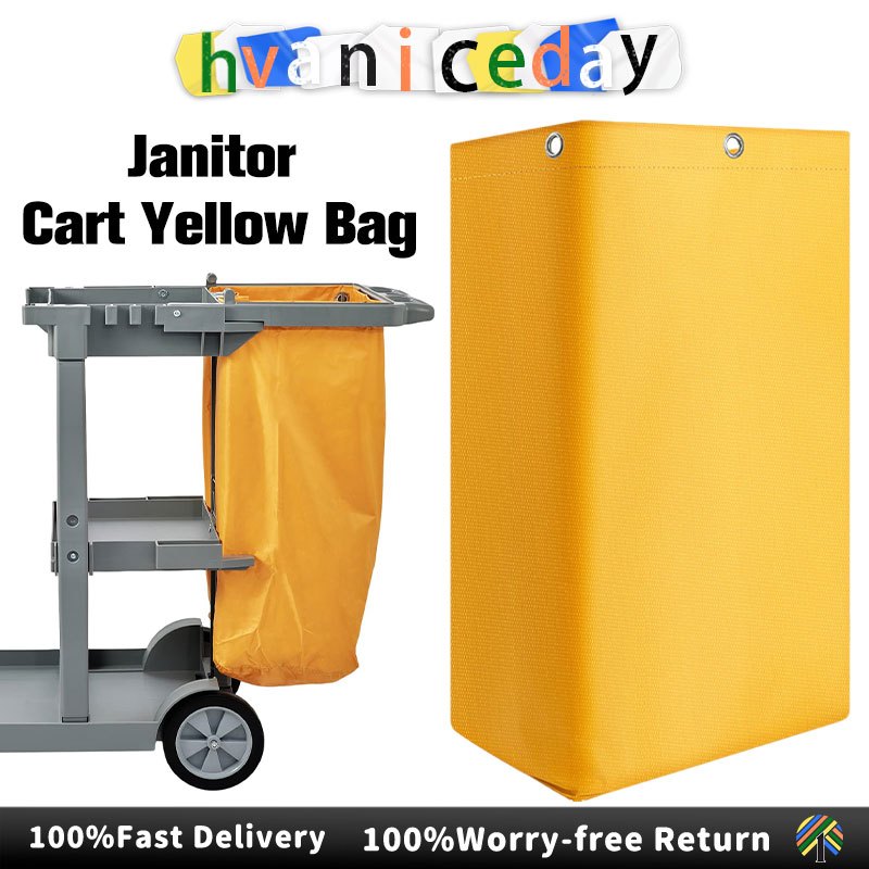 Cleaning Trolley Replacement Bag For Cleaning Tools Garbage Sundries Housekeepers Beg Kanvas Untuk Troli Pembersihan