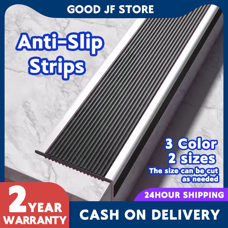 Anti Slip Strip 8/24FT L-type PVC Rubber Stair Provide stair safety protection for family