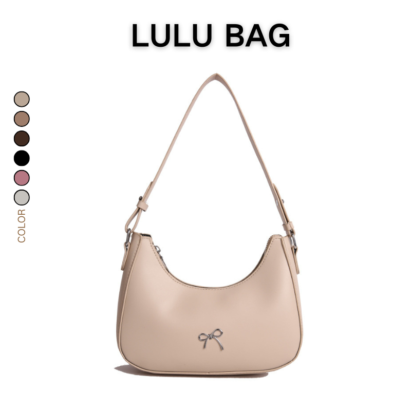 【LULUBAG】Beg Ketiak Tekstur Niche Untuk Wanita Beg Anduh Musim Panas Beg Bulan Baru Dihantar dari Malaysia Beg Crossbody