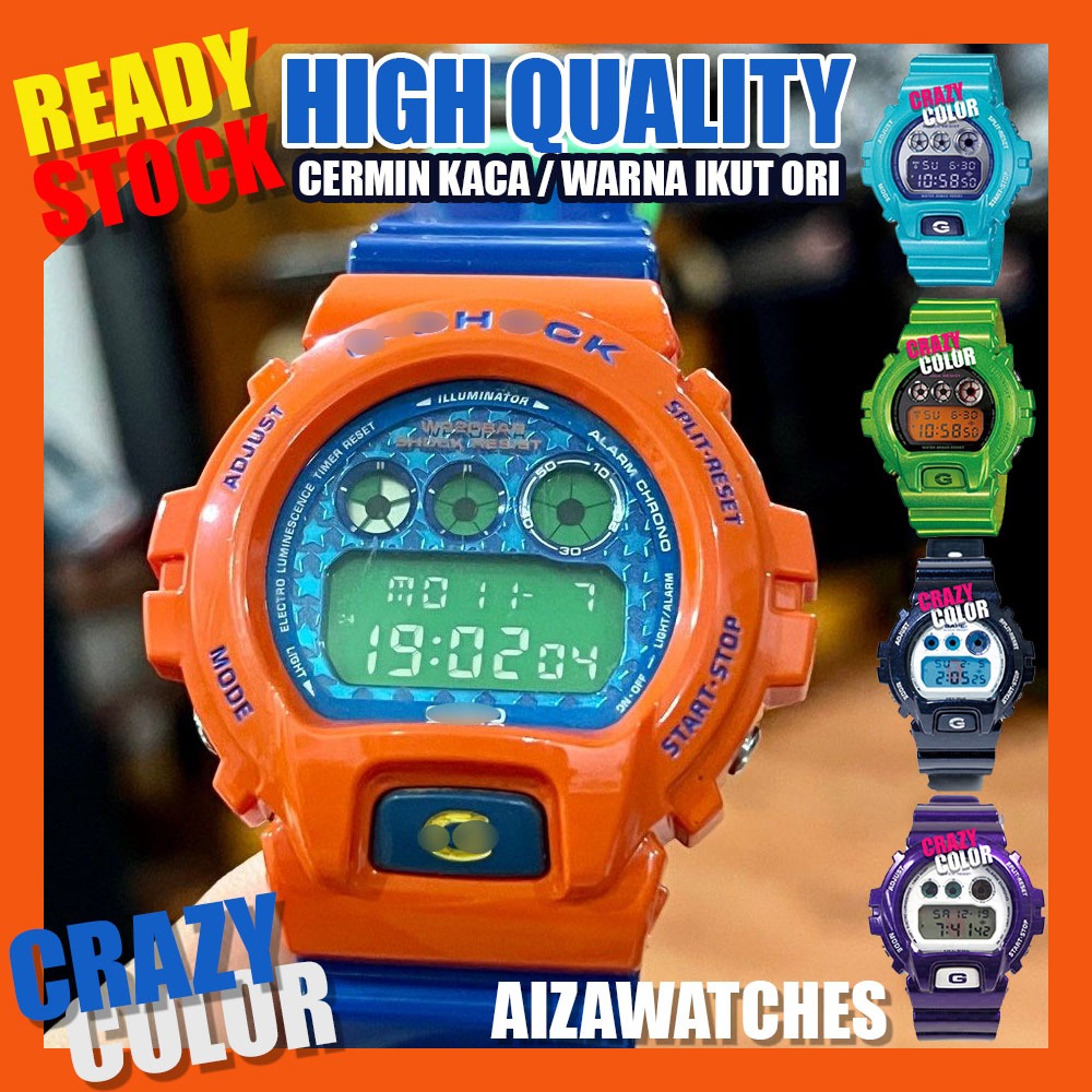 *BEST SELLING* HOT ITEMS G SHOCK DW6900 OREN DRAGON BALL JAM TANGAN DIGITAL SPORTS WATCHES MEN CASIO