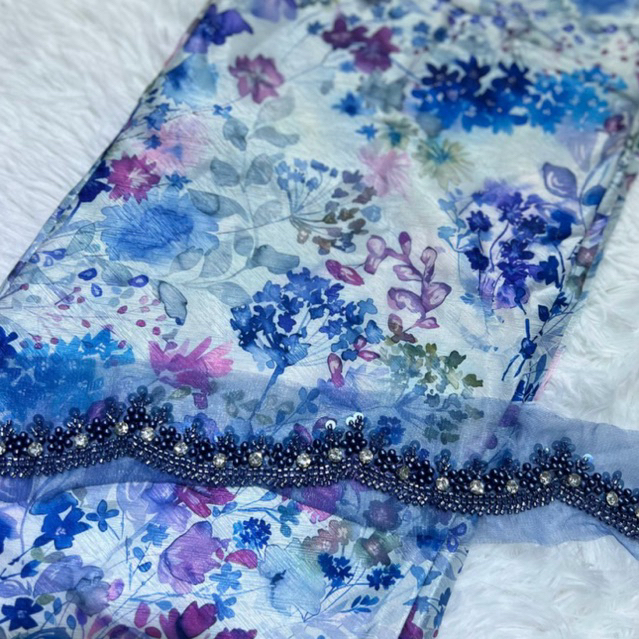 Kain pasang satin emboss koleksi raya 2026 bidang 60 tidak termasuk lace