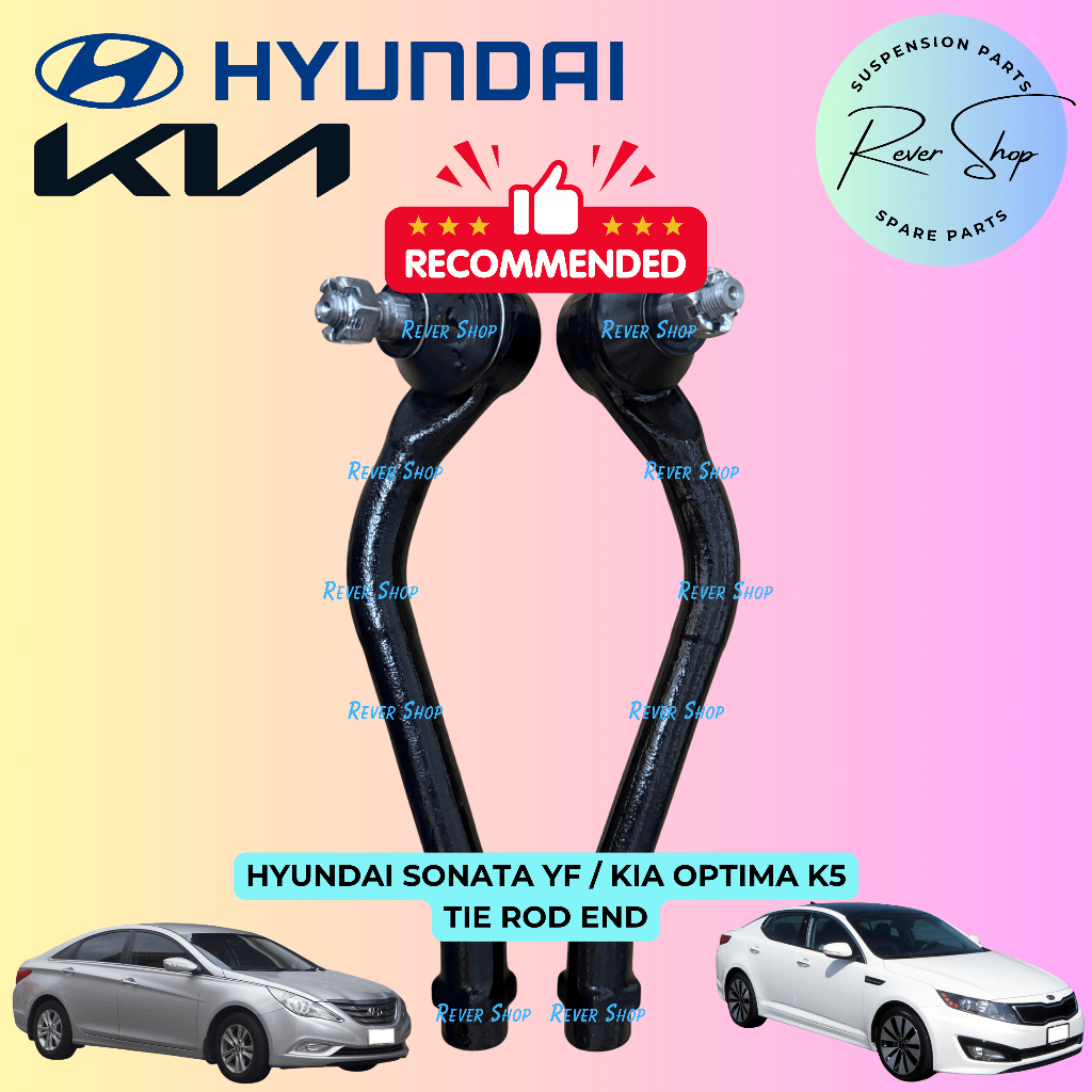 Hyundai Sonata YF, Kia Optima K5 10-15Y Tie Rod End, Rack End, Steering Boot (1 Set)