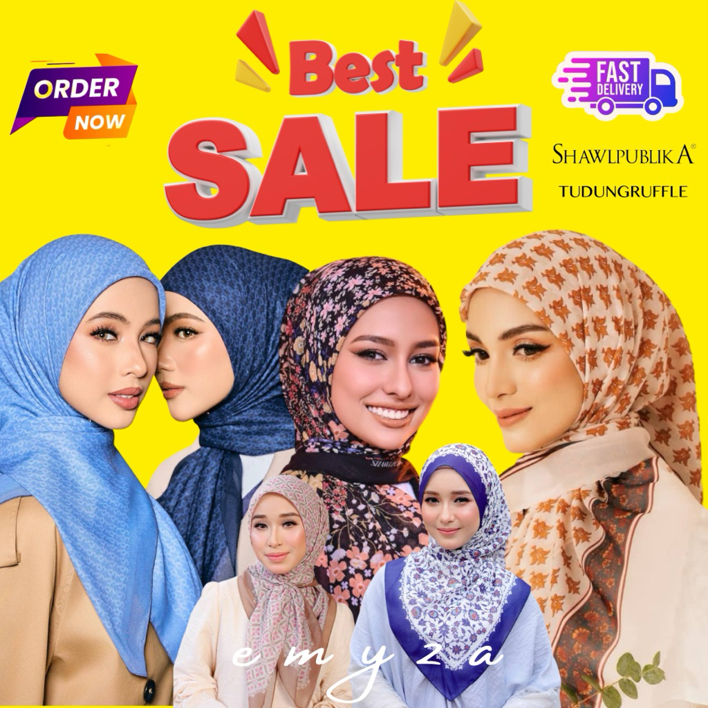 ???? ‼️ Tudung Bawal Cotton Bidang 45