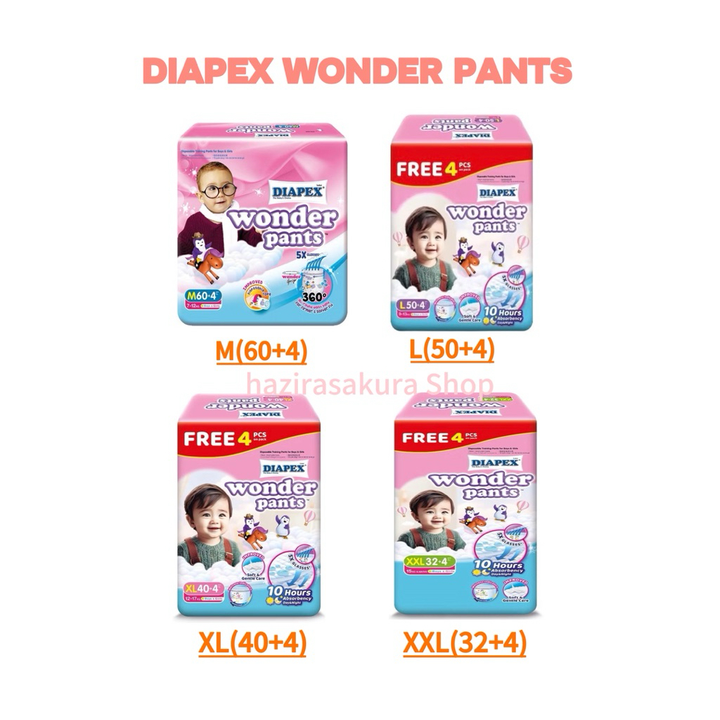 DIAPEX Wonder Pants Super Jumbo (M, L,XL, XXL)