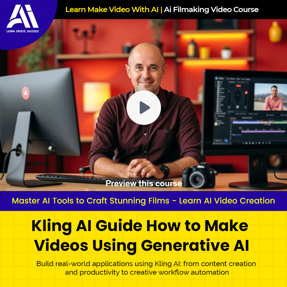 Video Course - Kling AI Guide How to Make Videos Using Generative AI |  Ai Make Video | Make Video With AI