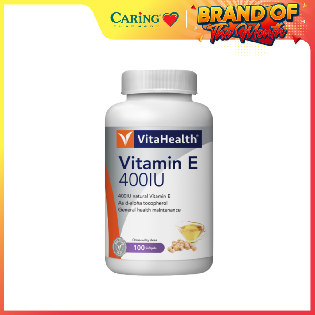 VITAHEALTH VITAMIN E 400IU 100S