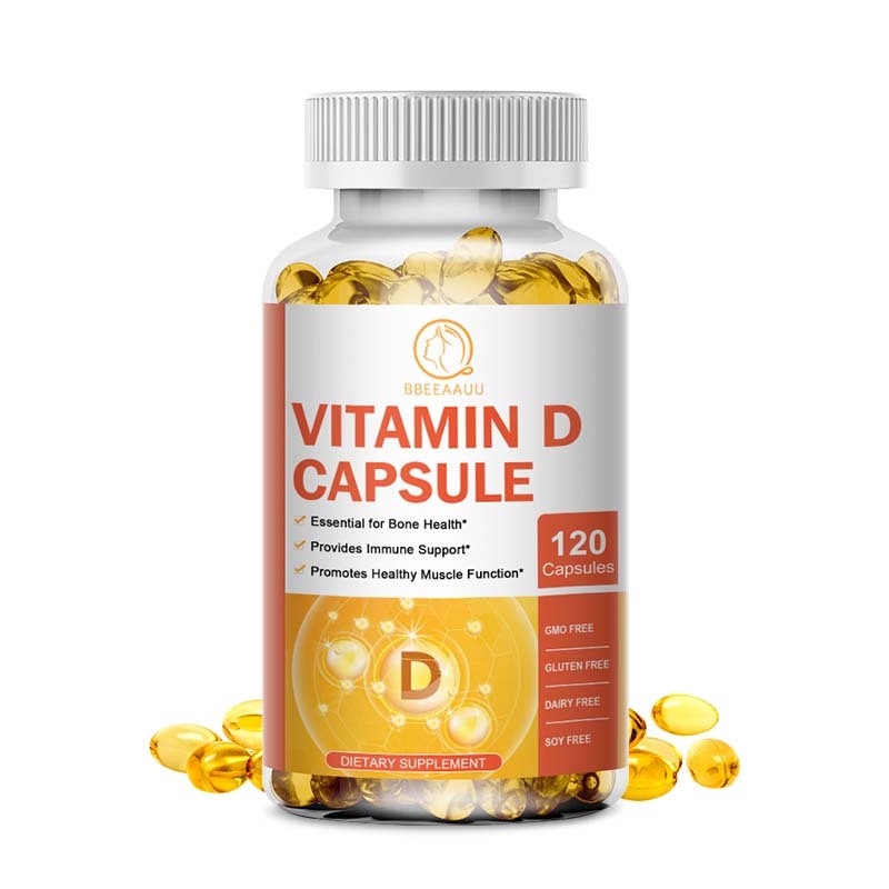 Vitamin D 5000IU Capsules 120 Capsules Supports Bone, Immunity, and Overall Health