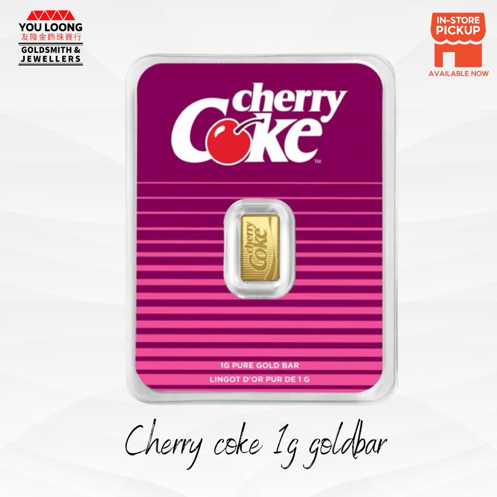 Youloong PAMP Coca Cola Cherry Coke 40th Anniversary 1g goldbar 999.9GOLD limited&hellip;