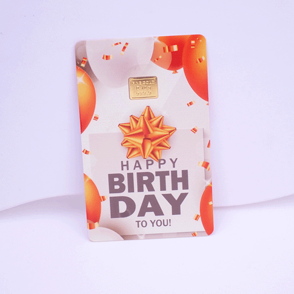 Tyrell 999.9 Mini Gold Bar ‘’Birthday Series‘’ | 999.9 足金迷你金片‘’生日系列‘’