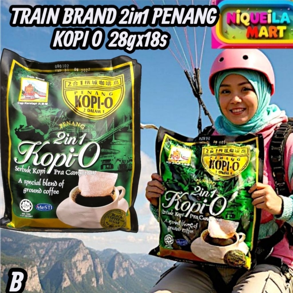 TRAIN BRAND 2IN1 PENANG KOPI O (KOPI KERETA API)