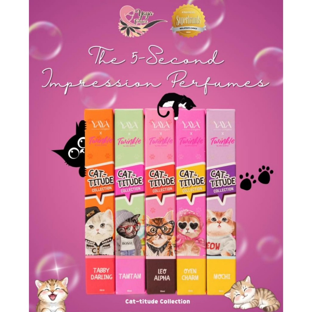 YAYA EMPIRE PERFUME 10ML PELBAGAI PILIHAN BAU stock 2025!!