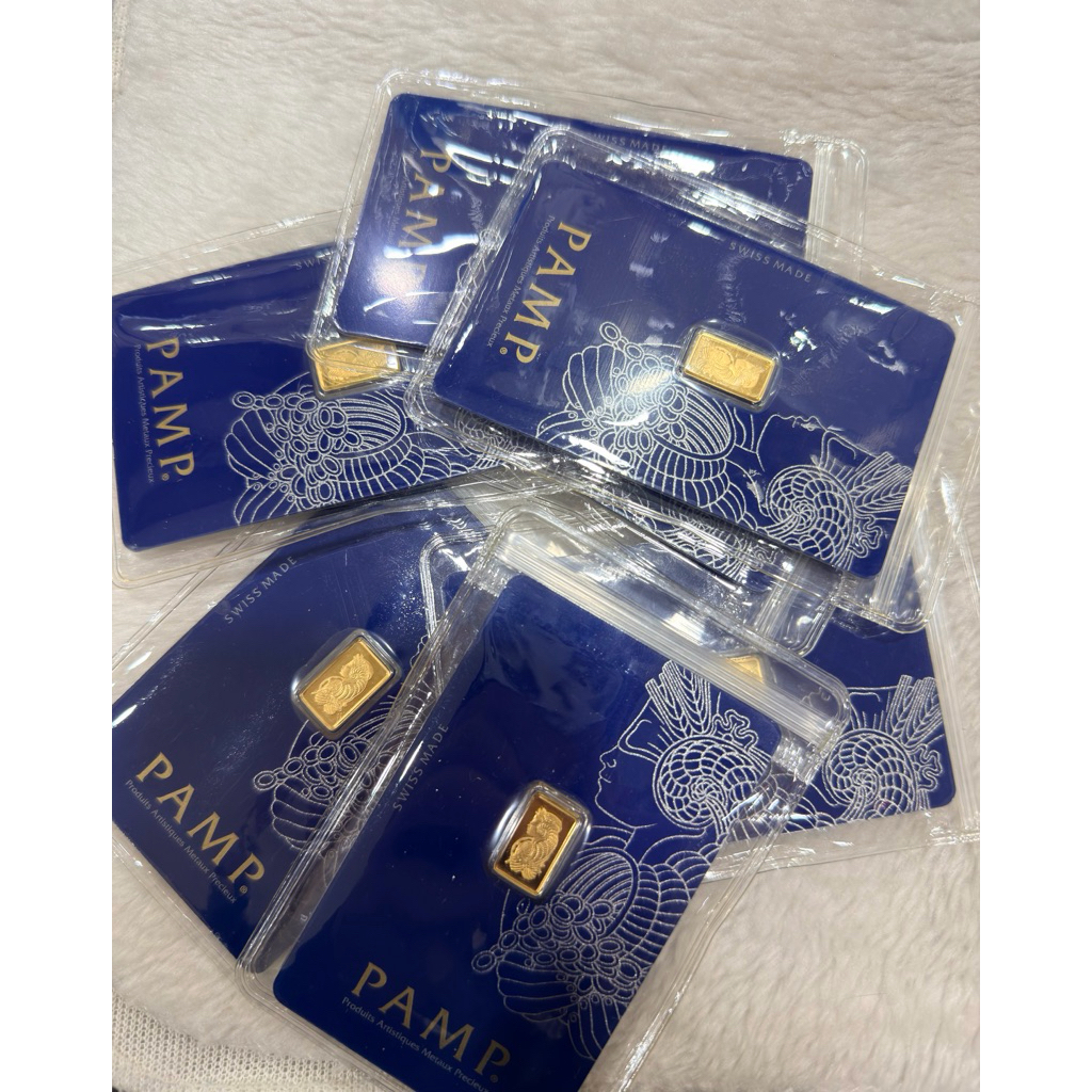 Perai Mega Jewellery Pamp Suisse Gold bar Fine Gold 999.9