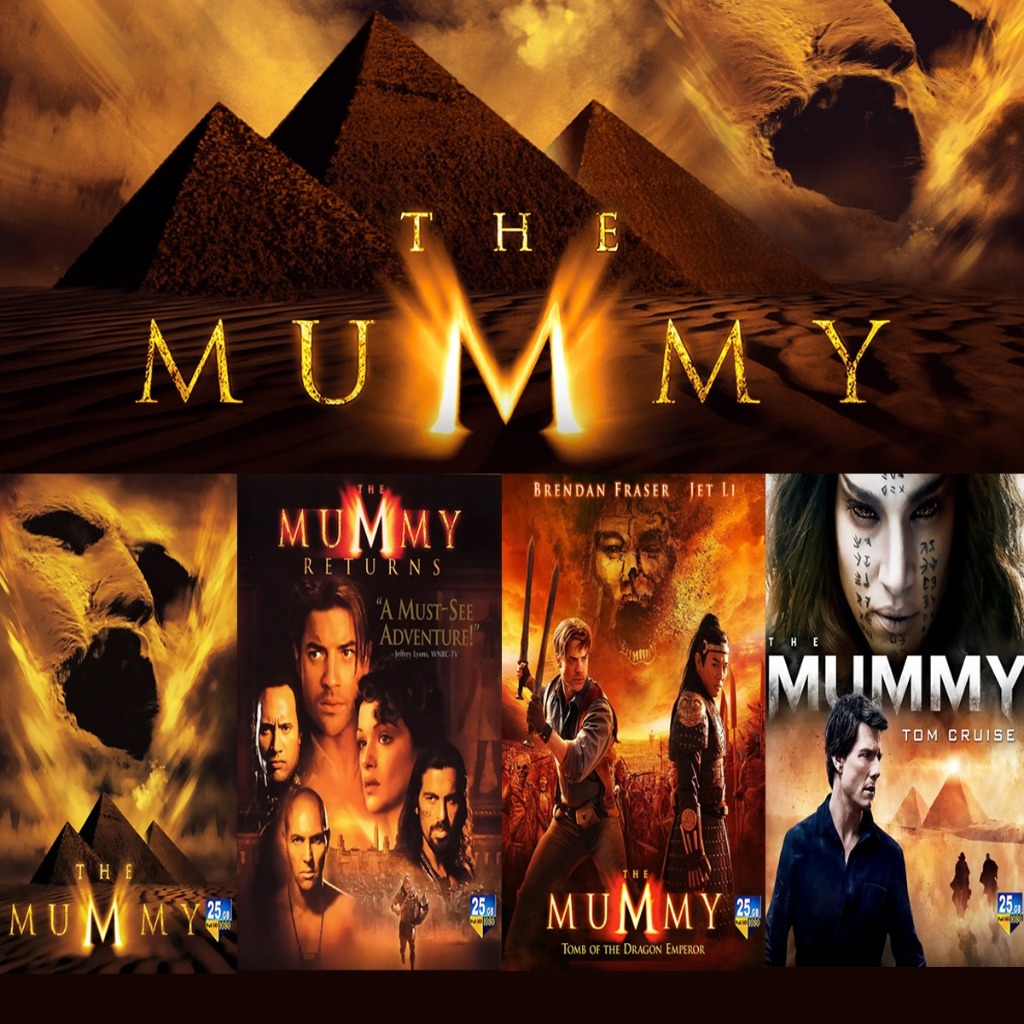 PG-BLURAY ENGLISH MOVIE #THE MUMMY COLLECTION #Brendan Fraser #Jet Li #Tom Cruise