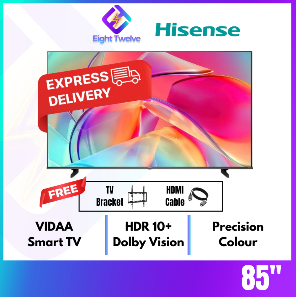 [FREE SHIPPING] HISENSE E7Q QLED TV Dolby Vision Atmos Television 55" 65" 75" 85" 120 HRR Quantum