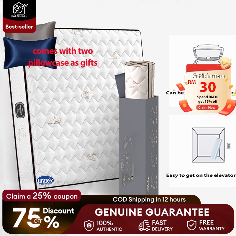 [COD] Uratex Foam Spring Mattress Comfortable Foam Bed Memory Mattress Single/Queen/King Size