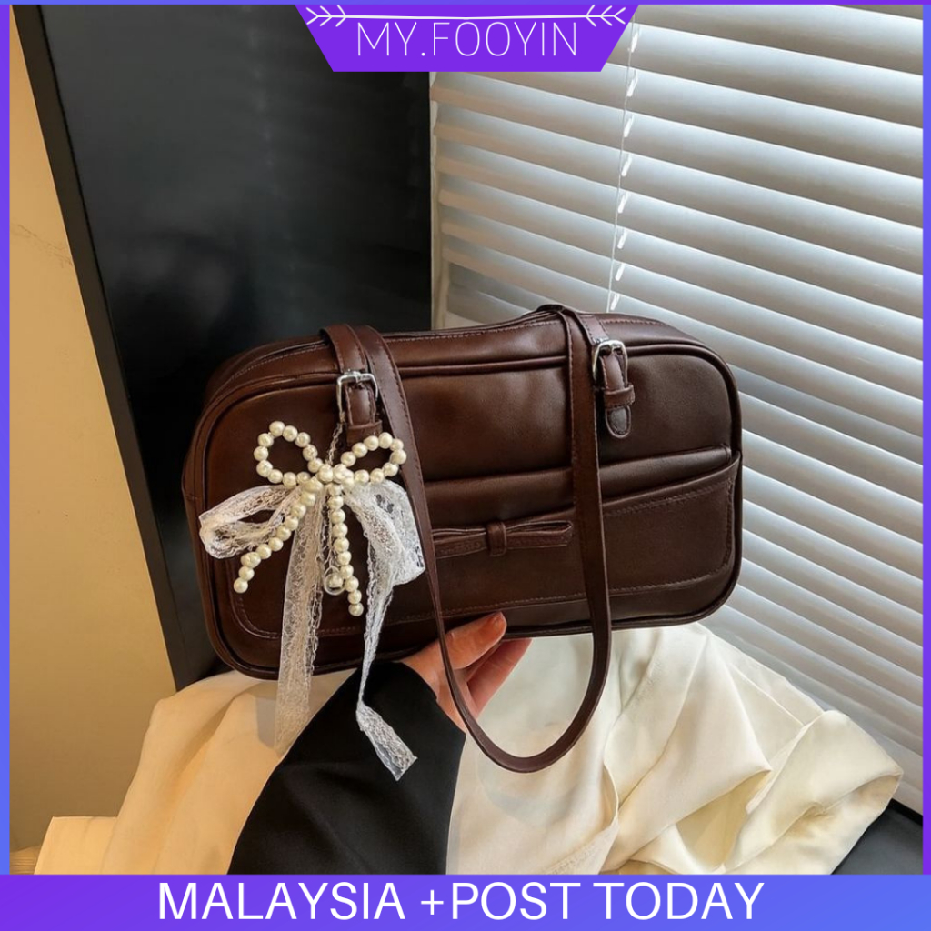 N176 READY STOCK MYFOOYIN Beg Bahu Mudah Alih, Gaya Sama untuk Wanita, Ketibaan Baru, Kapasiti Besar, Gaya Korea Selatan