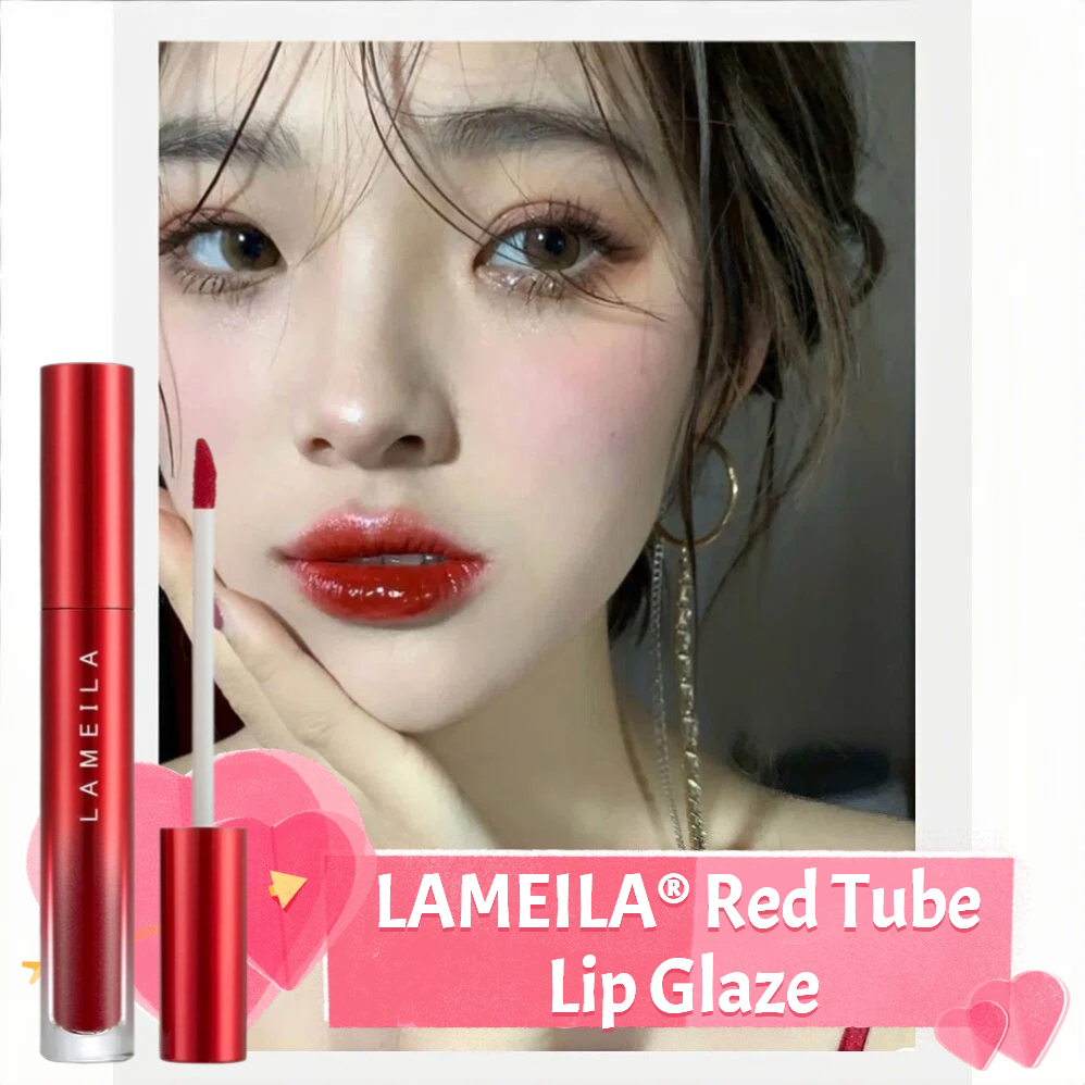❤️ LAMEILA® Red Tube Lip Glaze Liquid Long Lasting Lip Tint Waterproof Velvet Lip Glaze 拉美拉红管唇釉持久保湿唇彩唇蜜.